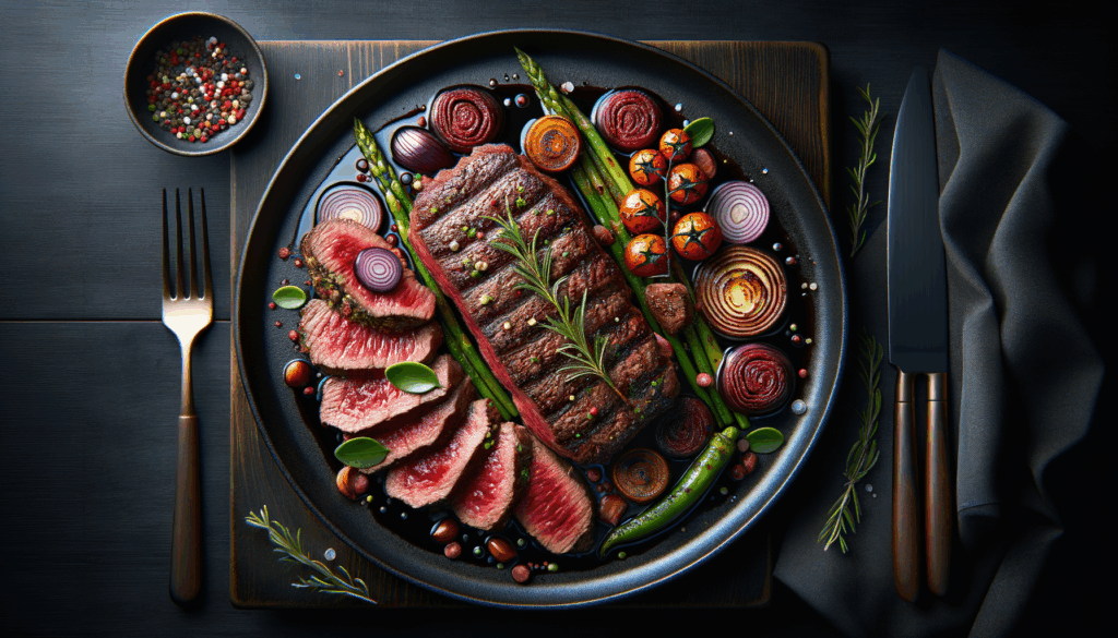 Pan-Seared Ground Lamb with Beef Tongue