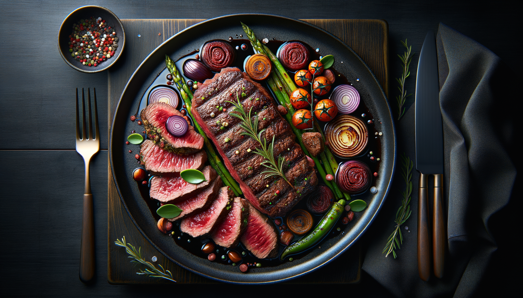 Pan-Seared Ground Lamb with Beef Tongue