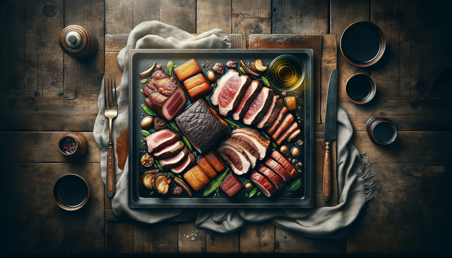 Sous Vide Chicken Liver with Pork Belly
